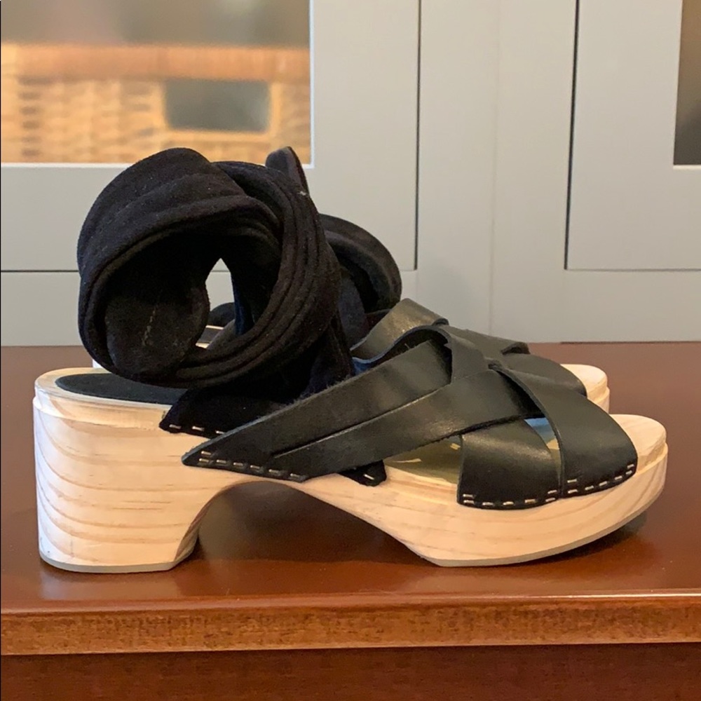 Free People wrap sandals